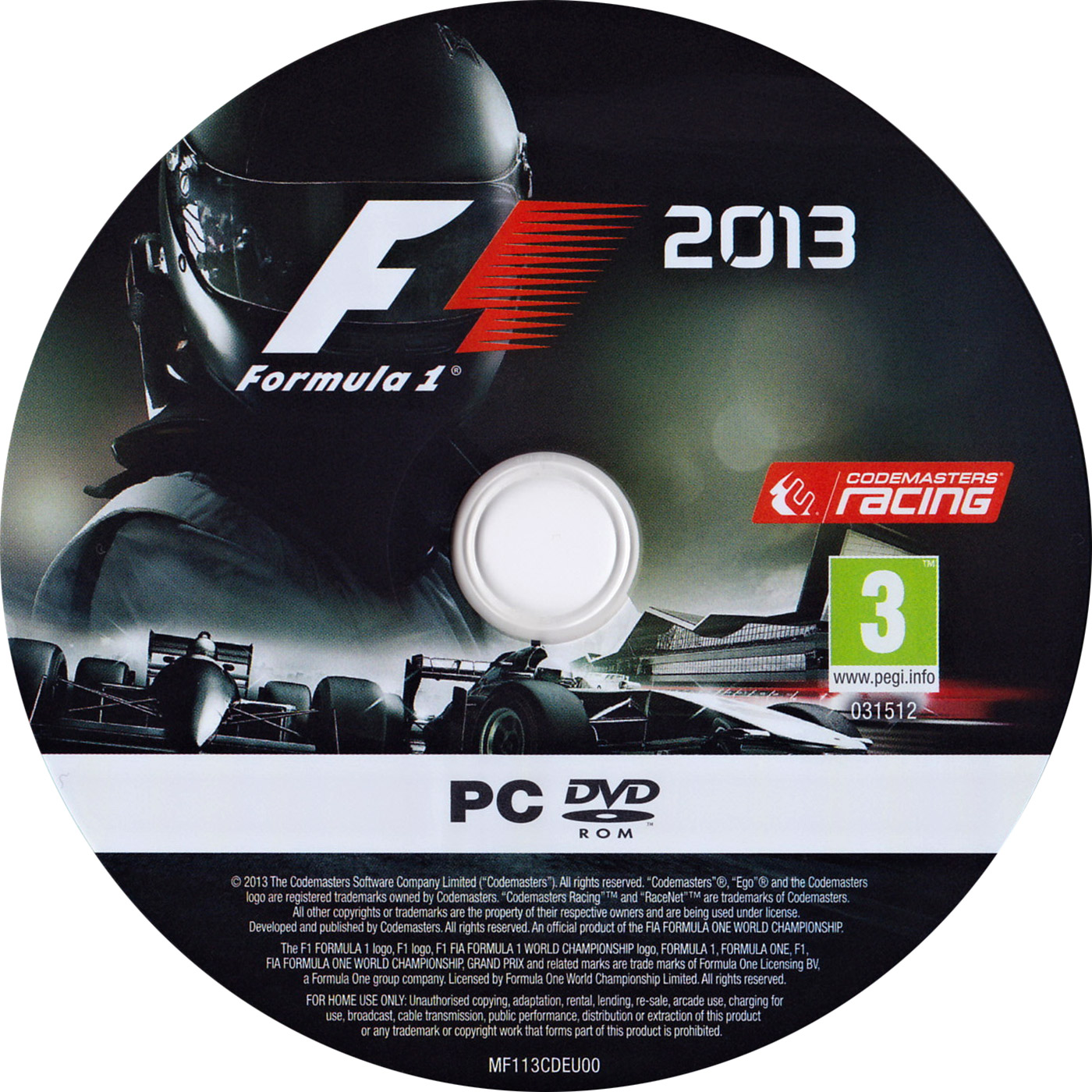 F1 2013 - CD obal