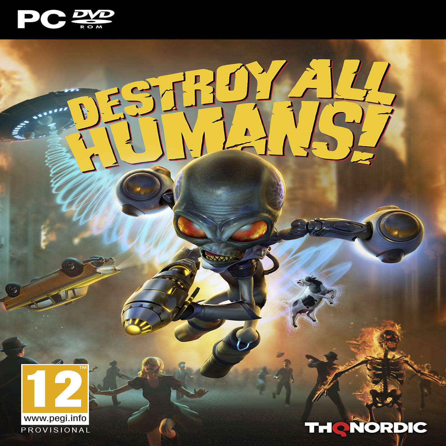 Destroy All Humans! Remake - predn CD obal