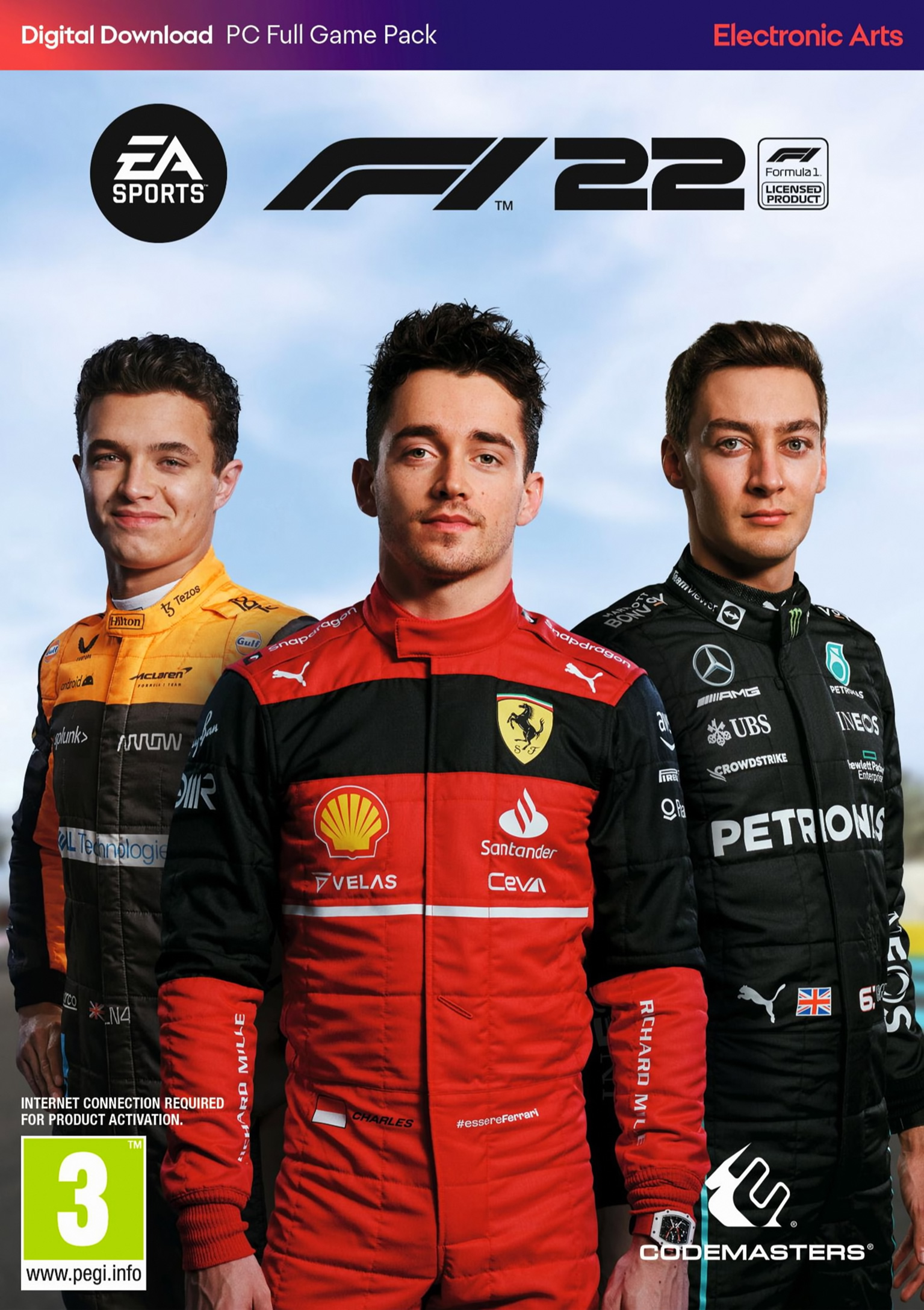 F1 22 - predn DVD obal