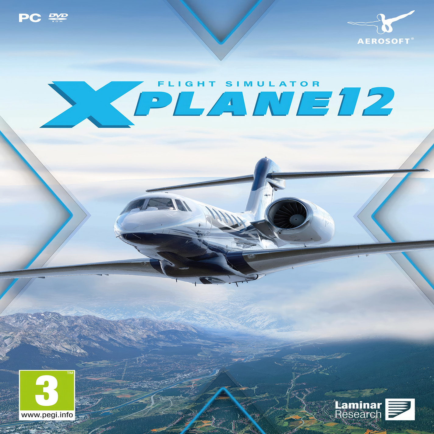 X-Plane 12 - predn CD obal