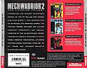 MechWarrior 2: The Titanium Trilogy - zadn CD obal