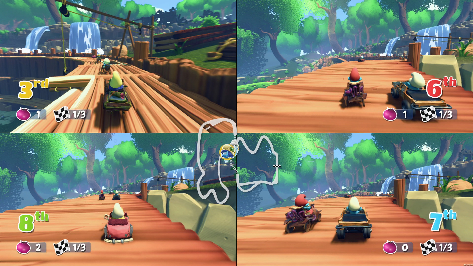 Smurfs Kart - screenshot 2