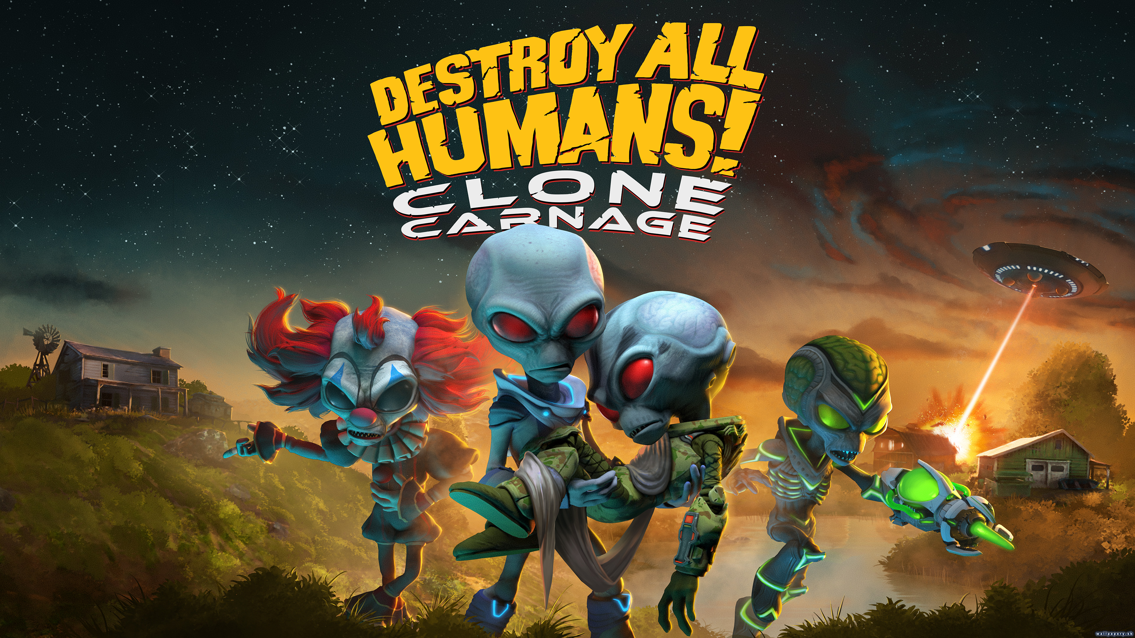 Destroy All Humans! Clone Carnage - wallpaper 1
